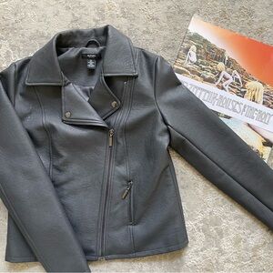 Non Leather Gray Jacket